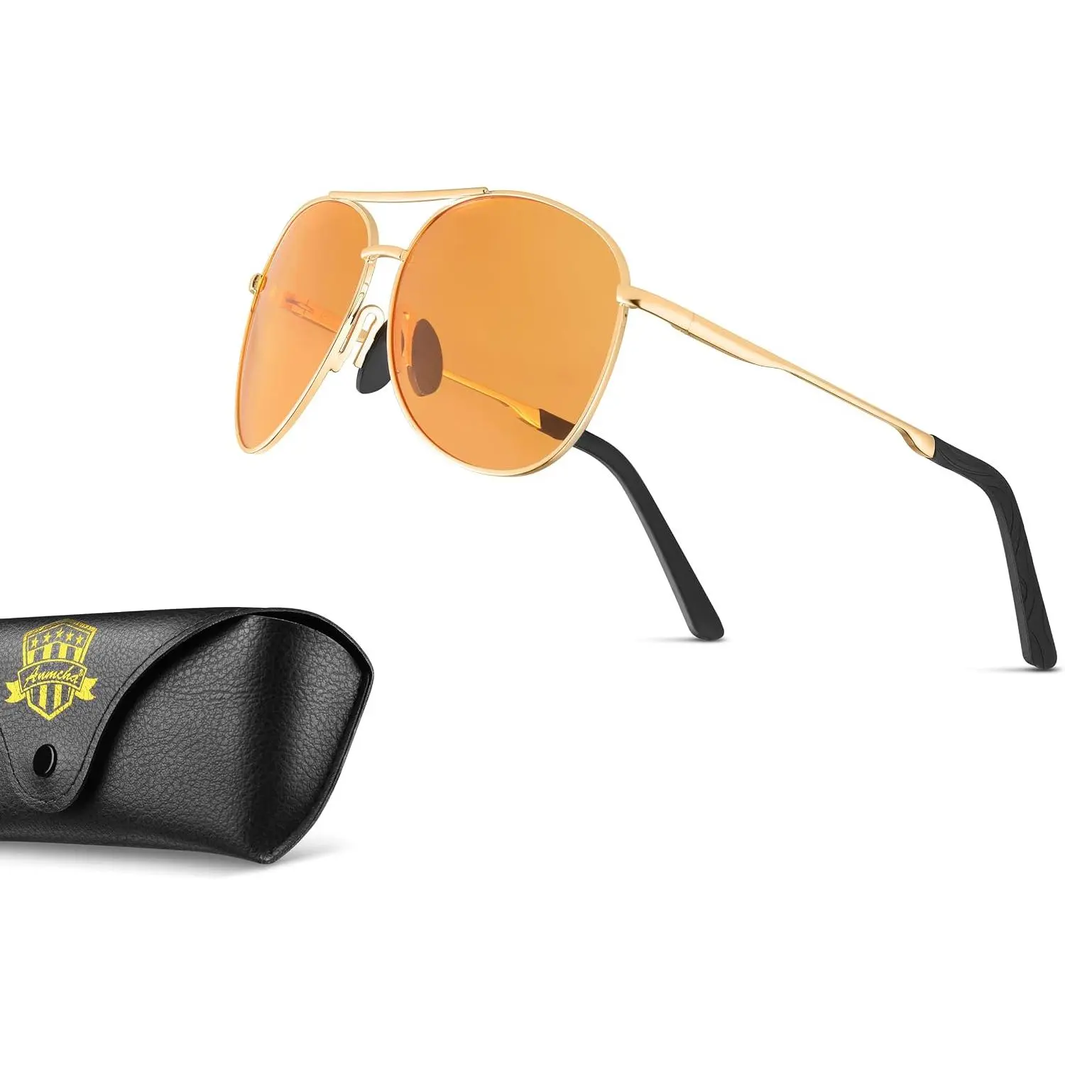 Blue Light Blocking Gaming Glasses ESports  Gamer GlassesAmber Gaming Glasses-Anti Glare for  Sleep