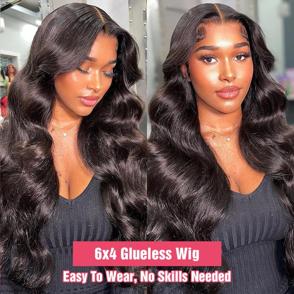 Bling Hair 180% Density Glueless Wig Human Hair Pre Cut Lace Wig 5x5 6x4 7x5 9x6 Body Wave HD Transparent Lace Front Human Hair Wig For Women Remy Hair Brazilian Hair Wigs #TikTokShopHolidayHaul