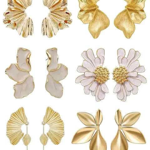 Earrings, Fashionable Jewelry Accessories for Women & Girls, Casual Earrings Set, Trendy All-match & Exquisite Jewelry for Birthday Gift, Dangle Earrings Set