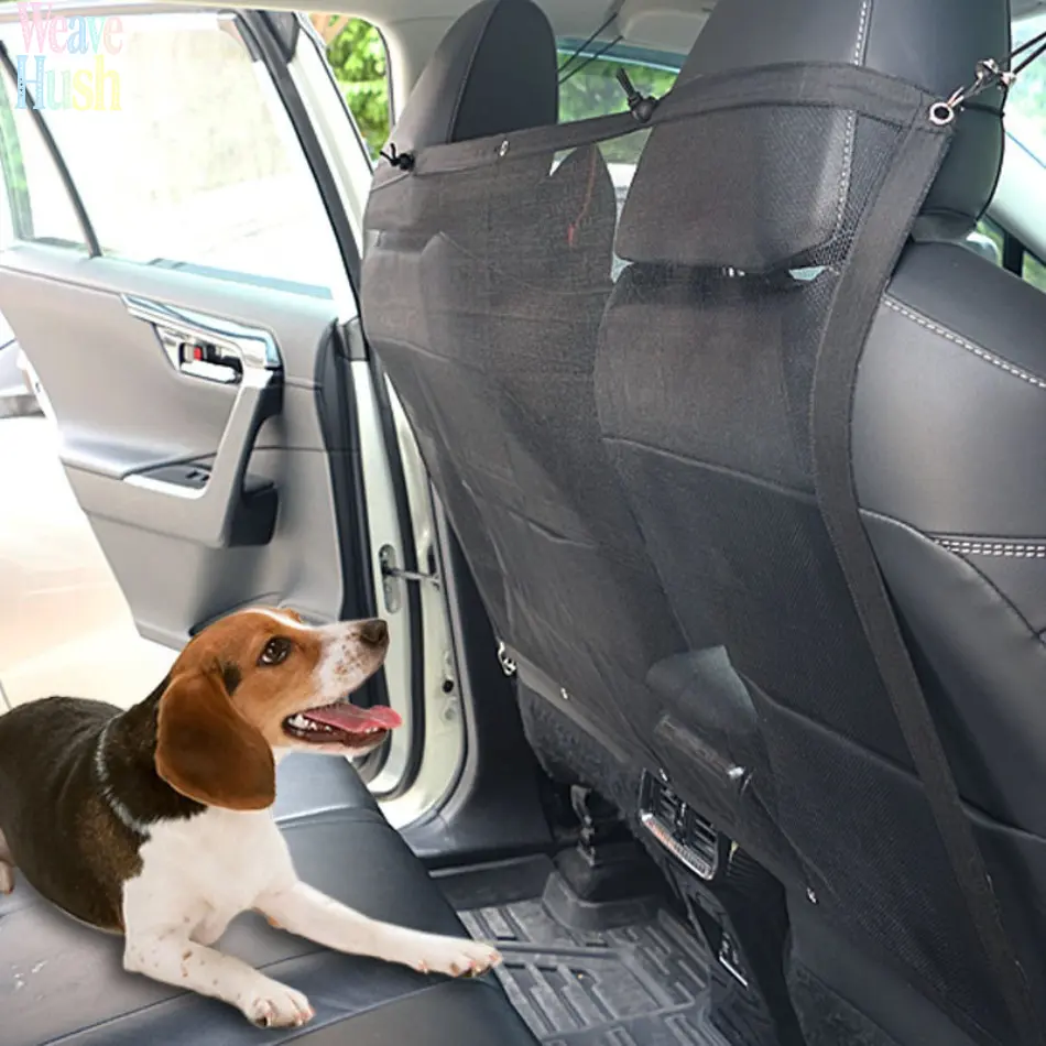Pet Car Isolation Fence, Practical auto accessory for dog safety. This sturdy rear seat barrier keeps pets separated while driving, prevents distractions and ensures safe rides. Durable pet divider, ideal for daily commutes, road trips and all car travel