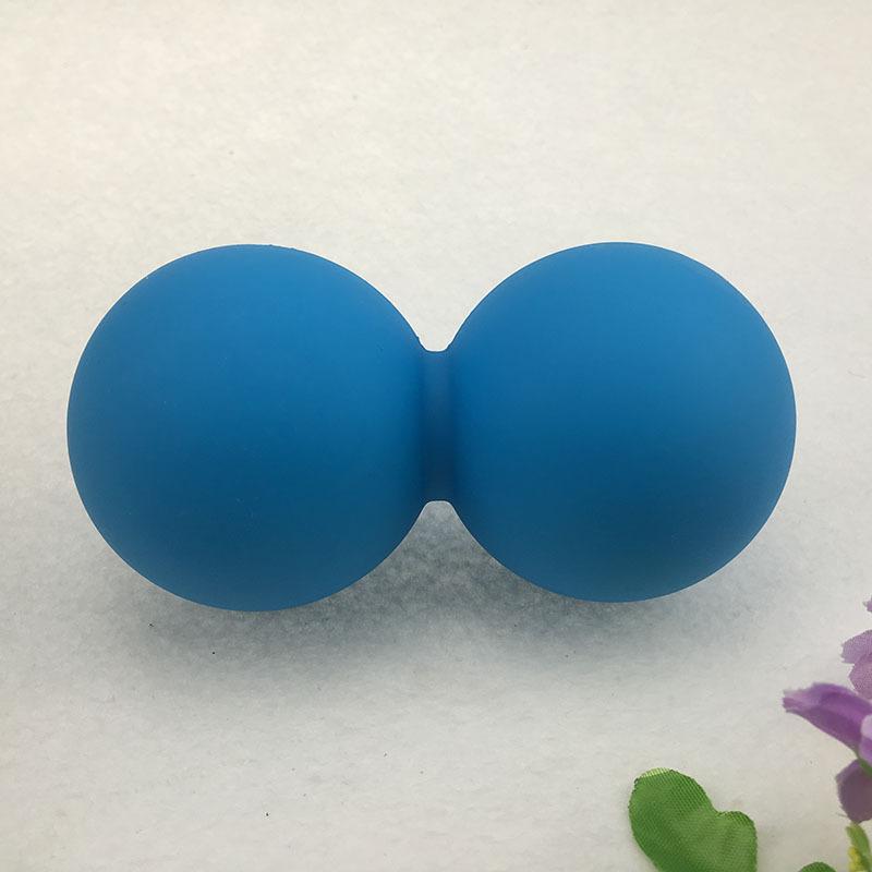 Silicone massage ball, single ball, fascia ball, yoga ball, fitness ball, acupoint relaxation ball for hands, feet, and back, meridian ball