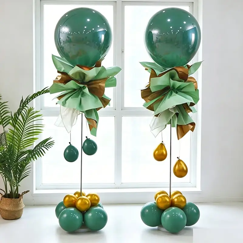 Adjustable Balloon Stand Kits for Birthday Party Decor, Wedding Table Balloon Holder, Column Balloon Stick, Ring Balloon Birthday Decoration
