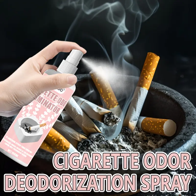 Powerful Cigarette Odor Eliminator - Removes ashtray odors, suitable for homes, offices, bathrooms, kitchens, and cars - long-lasting fragrance, eliminates odors, freshens the air, and is suitable for families with children and pets.