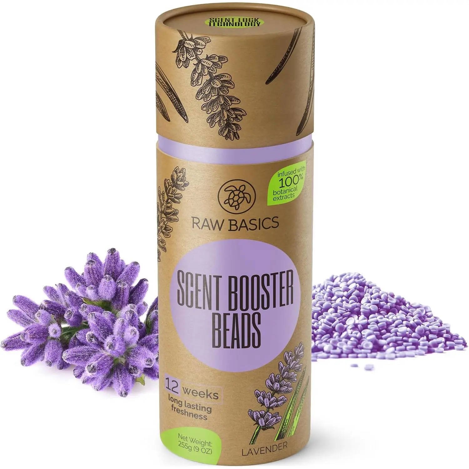 Scent Boosters for Washer, Lavender Aroma - Bulk Laundry Booster Beads and Fabric Smell Deodorizer - In Wash Odor  Pods for  Scented Clothes