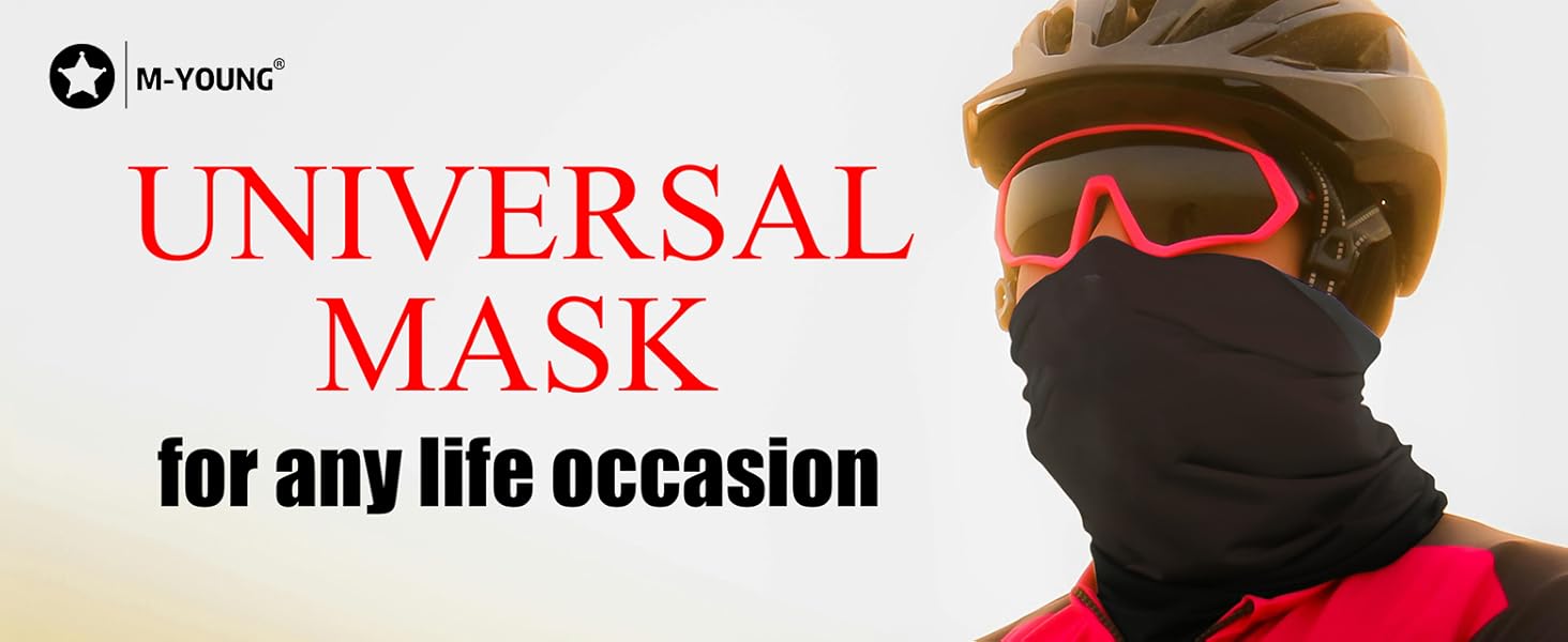 Skull Face Sun ask Half,Bandanas,Neck Gaiter, Headwear, Headband for Fishing, Hunting,Yard Work