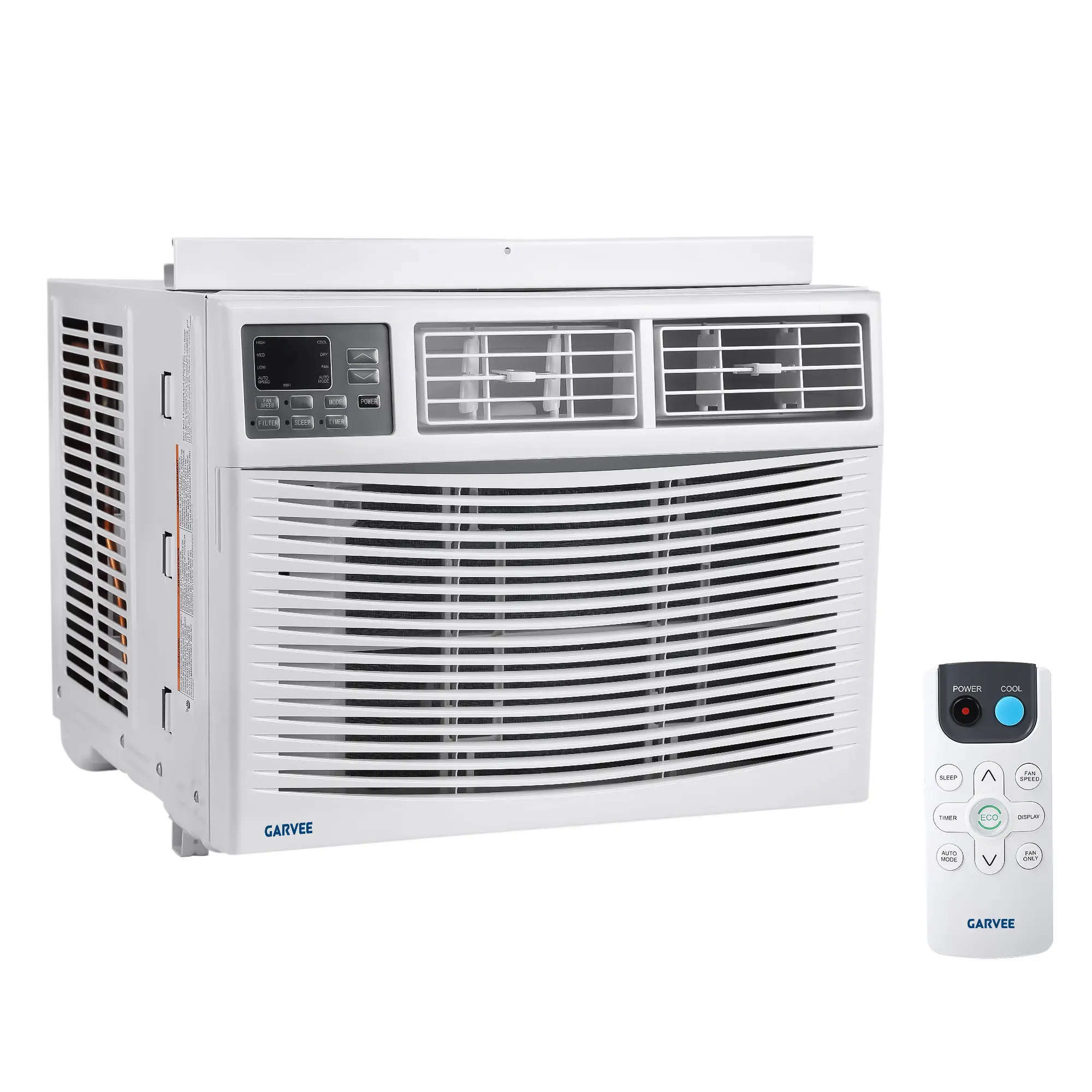 Garvee Quiet, Energy-Efficient Comfort – 10K/8K/6K BTU Window Air Conditioner – Built-in Dehumidifier – Remote & App Control – Fast Cooling for Rooms up to 450 Sq.Ft – Reusable Filter – Perfect for Bedroom, Living Room, Apartment