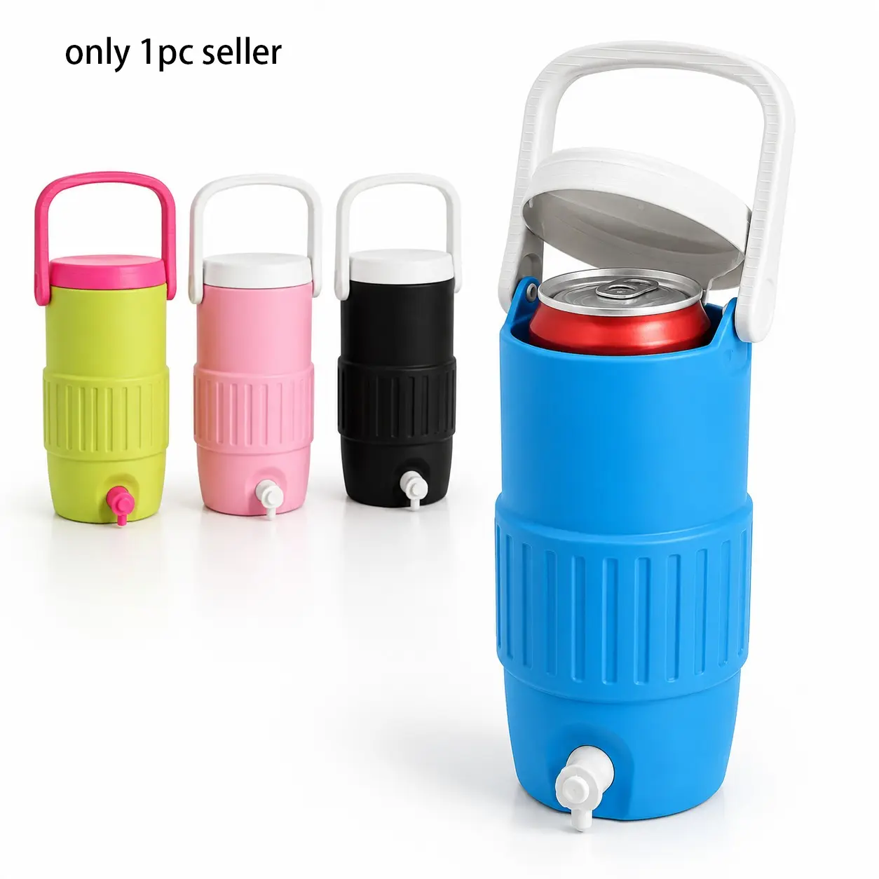 3D Printed Portable Can Cooler Cup Bucket, Outdoor Beach Drink Insulator, Easy-To-Store Can Holder, Perfect for Picnics and Hikes, Cold Beverage Holder, Drink Holders