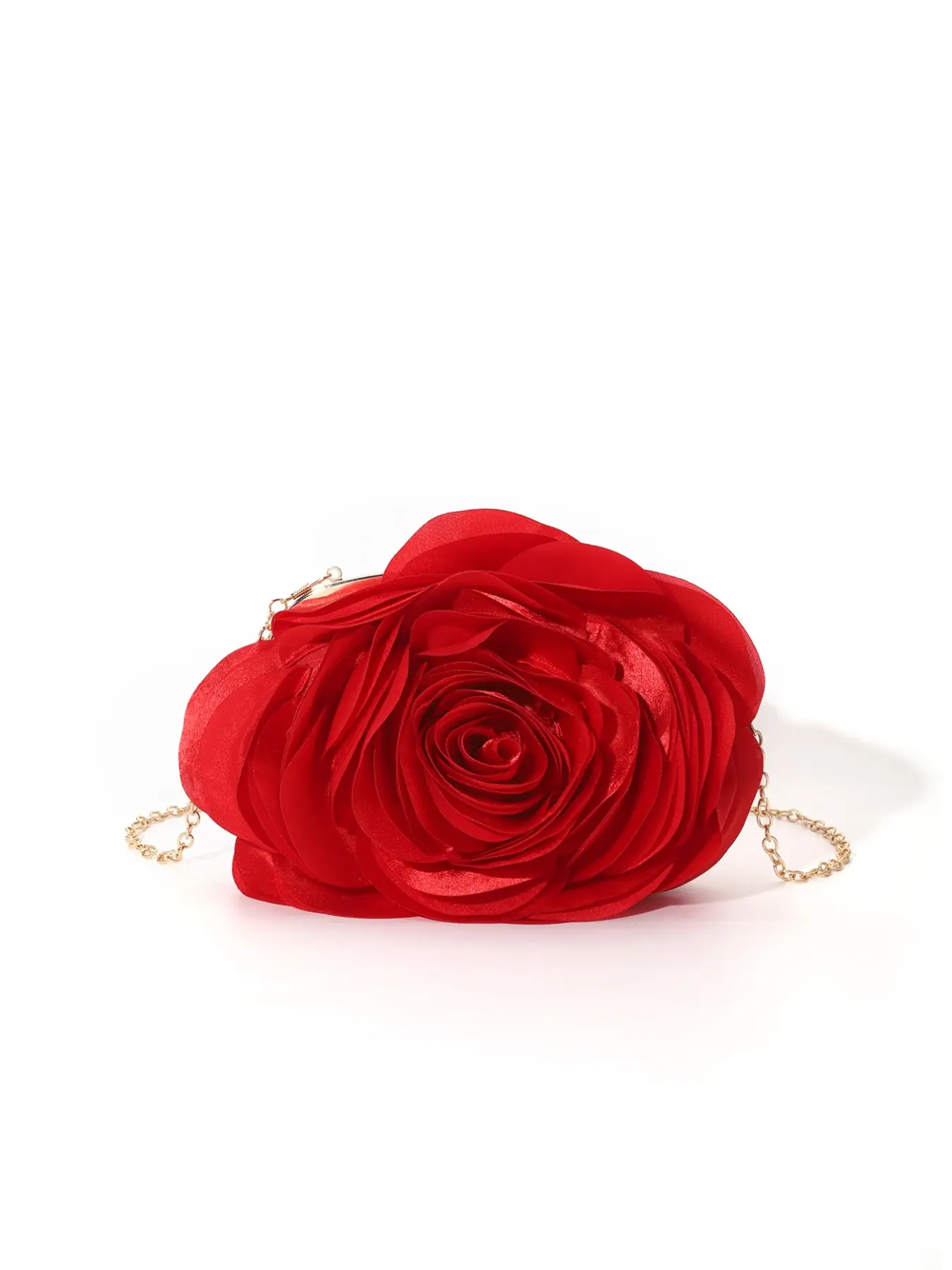 New Women's Fashion Luxurious Evening Bag, Floral Rose Design Handbag, Romantic Wedding Bridesmaid Bag, Party Dress Dance Bag