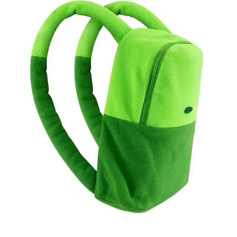 ABRT-Green Sports Backpack Anime Character Cartoon Unisex Cosplay Costume Accessories Bag For Adult Everday Use Party Green