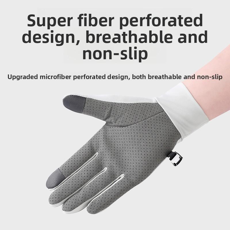Summer sunscreen gloves men and women couples outdoor cycling fishing non-slip breathable takeaway gloves sports fitness