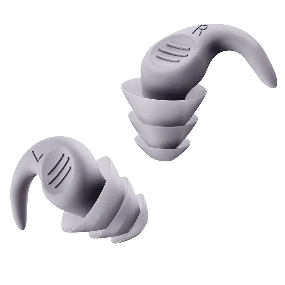 2026 New Unisex Silicone Swimming Earplugs, Waterproof, Noise-Reducing, Multi-Size, Adult/Child Fit, Solid Colors for Water Sports & Sleeping