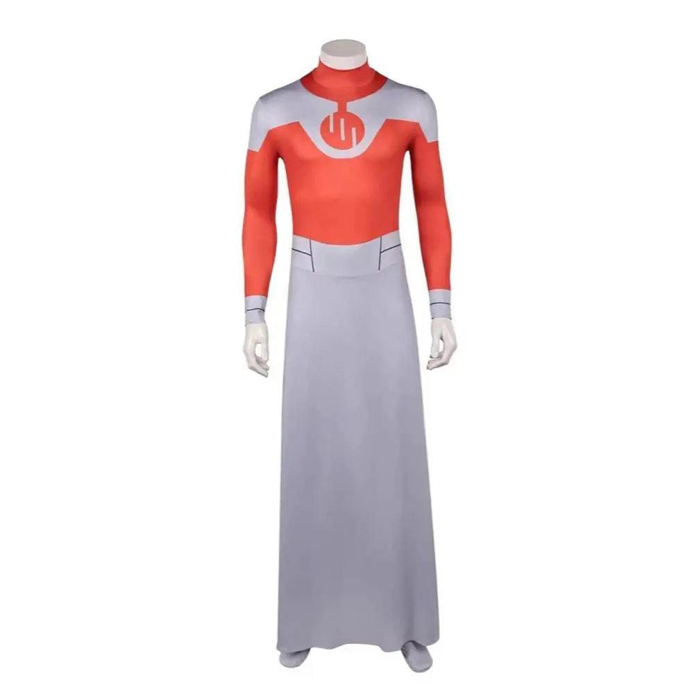 Anime Invincible 4 Thragg Cosplay Costume Adult Men Jumpsuit Cloak Outfits Performance Uniform Halloween Carnival Clothes