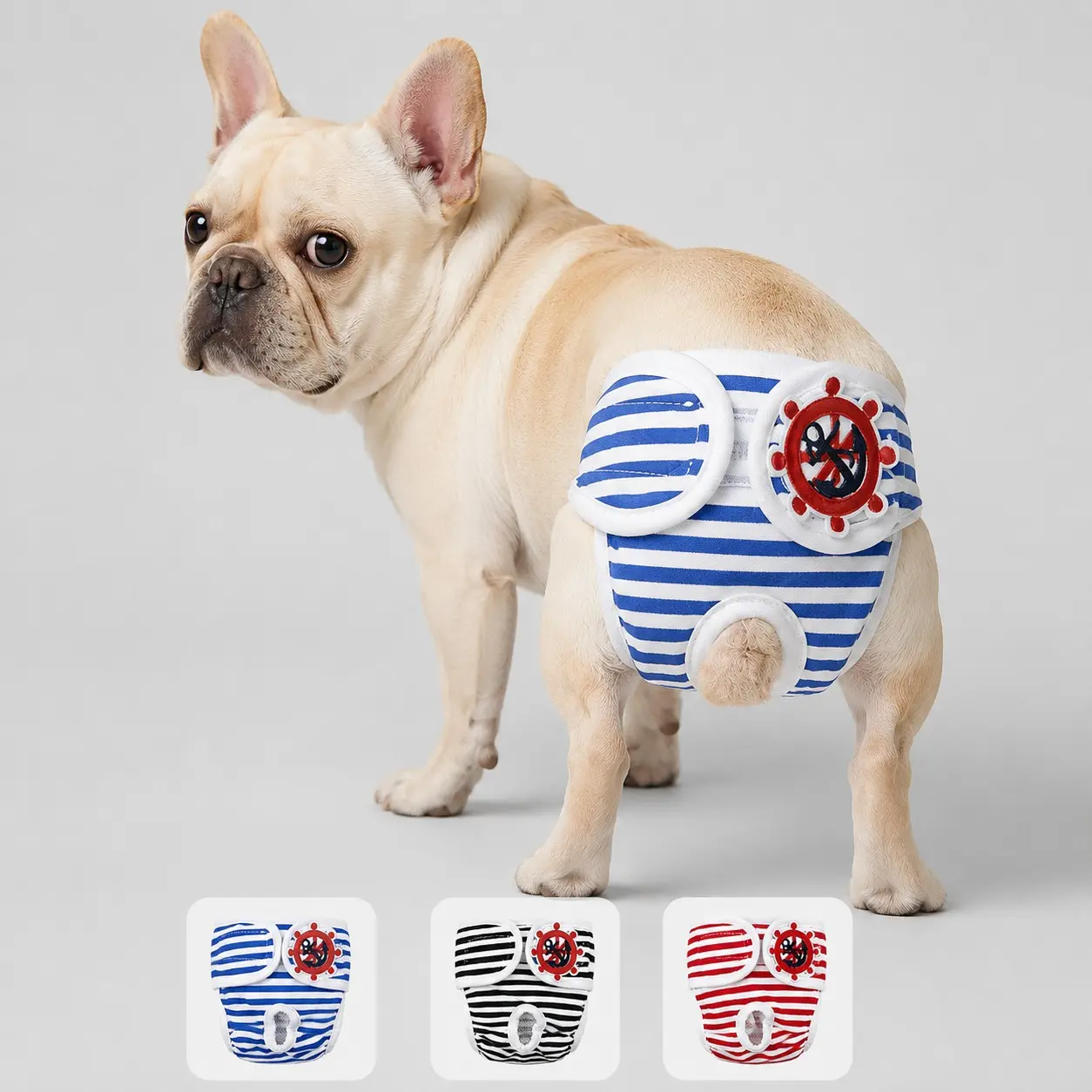 KOOGAL 1 Pcs Cute Dog Period Pants for Puppy, small and medium dogs and cats, Washable and Stylish, Comfortable and Breathable, Ideal for Daily Use, Pet Care Essentials, Puppy Diapers
