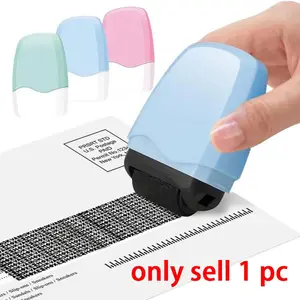Identity Theft Protection Roller Stamp, Hidden Sensitive Information, Anti-Theft, Privacy & Security Stamp, Office Stamps, Office Supplies, 1 Piece