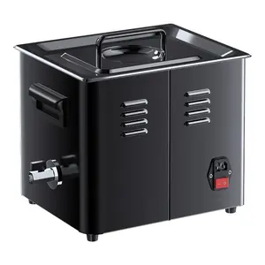 VEVOR 10L Ultrasonic Cleaner, Professional Ultrasonic Cleaner Machine with Knob Control, Stainless Steel Cleaning Machine with Basket and Cleaning Ball, for Watches, Razors, Jewelry, Coins and More
