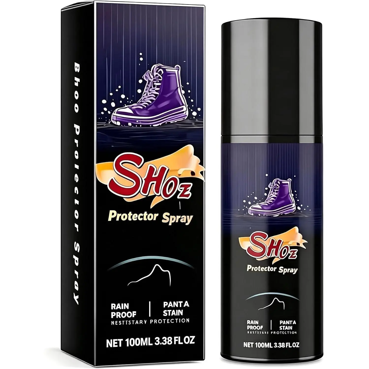 Shoe Protector ,  Nano Protection for Sneakers, Leather, Suede, Nubuck & Canvas, Water & Stain Repellent for Shoes, 100ml
