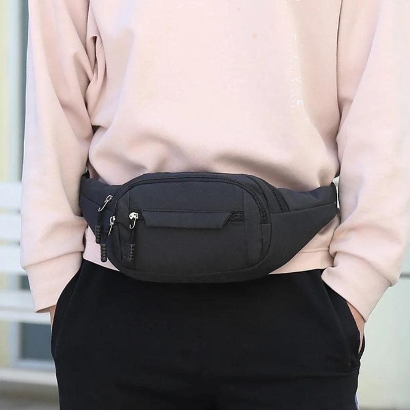 Waterproof Sports Fanny Pack for Men Women, Lightweight Running Waist Bag with Adjustable Strap for Workout, Travel, Hiking, Cycling & Outdoor Sports