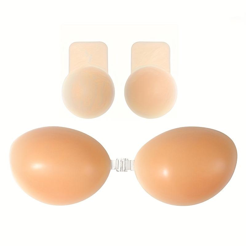 Set of Three Thick Silicone Bras Without Straps - Reusable Push-Up Adhesive Bras, Self-Adhesive Lingerie for Women, Providing Comfortable Support for Backless Outfits, Weddings, Parties, And Daily Use Set of Three Thick Silicone Bras Without Straps - Reusable Push-Up Adhesive Bras, Self-Adhesive Lingerie for Women, Providing Comfortable Support for Backless Outfits, Weddings, Parties, And Daily Use