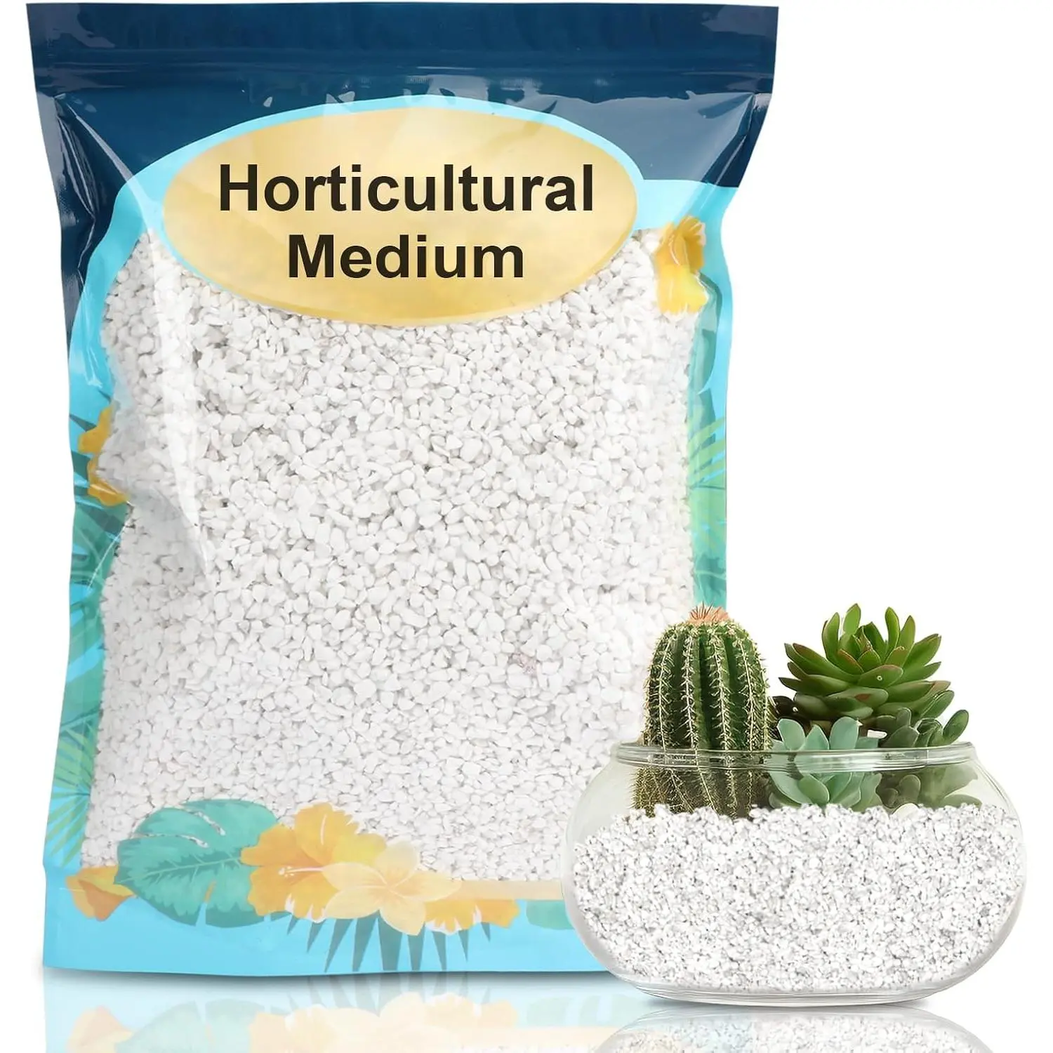 Horticultural Perlite  1qt, Chunky Perlite Bulk for Gardening, Soil Amendments to Improve Soil Aeration & Dranage for Houseplant