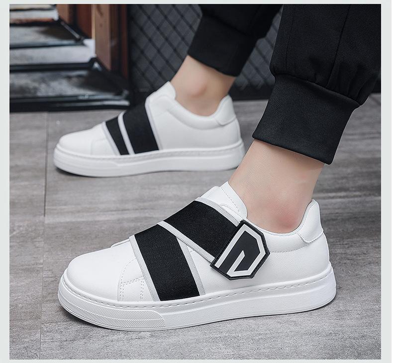 (New)Men'S Low-Top Sneakers - & Accent - Synthetic Upper, Cushioned EVA Insole - All-Season Everyday & Formal Shoes - Lightweight Rubber Outsole - Minimalist Laceless Closure - Urban Streetwear & Office Footwear - Easy-Clean Casual Shoes for Men