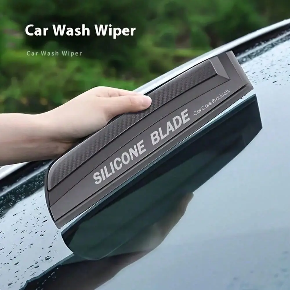 Soft Silicone Car Windshield Wiper Blade, Gentle No Scratches, Removes Water Stains, Professional Glass Cleaner, Home Use, Silicone Wiper Blades, Automotive