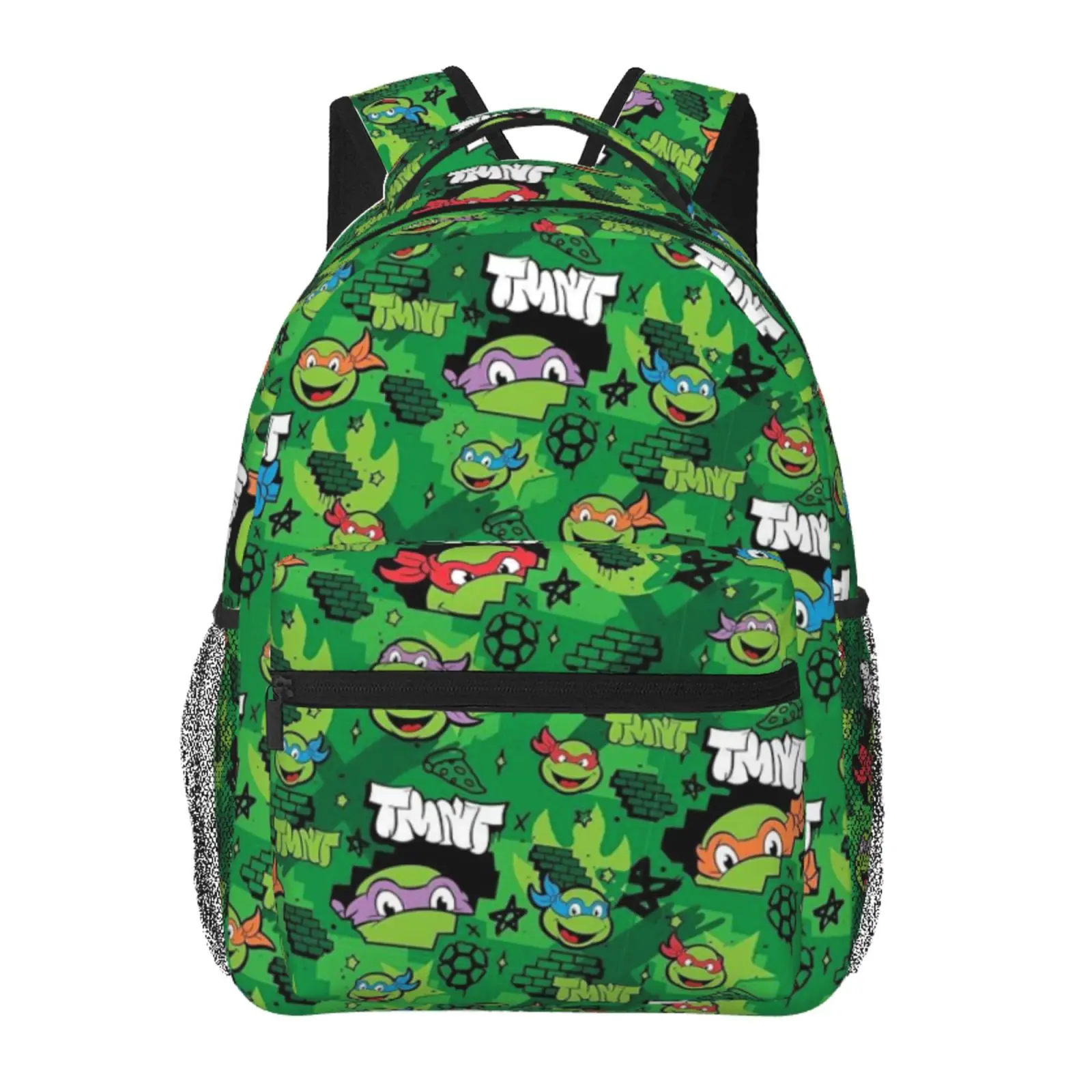 Anime Ninja Turtle Backpack, School bag Cute Girls Boys Teens Backpacks Kawaii Kids Lightweight backpack with adjustable straps Bookbag with for office travel bag