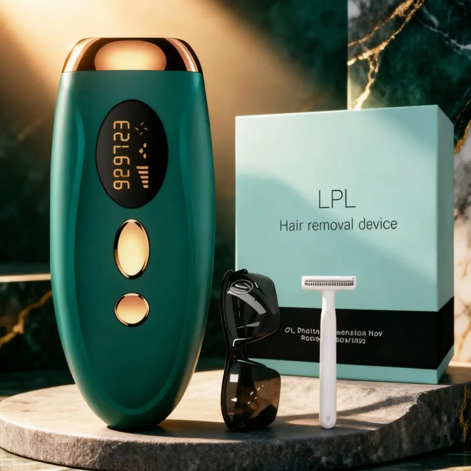 Ipl Hair Removal Device for Women, 990000 Flashes, Painless Laser Hair Remover, 5 Energy Levels, Auto & Manual Modes, At-Home Use, Easy Hair Removal