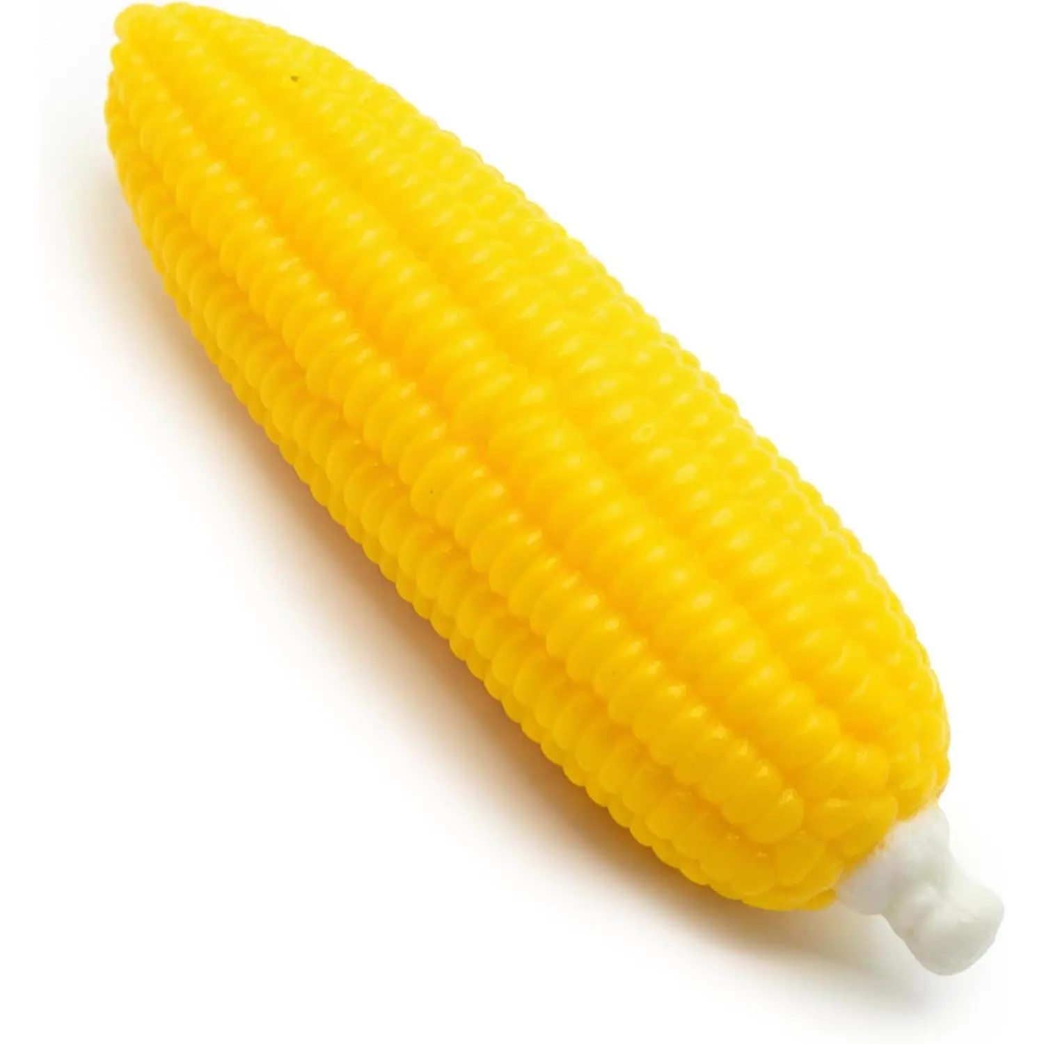 Realistic Corn Prop | Fake Corn | Artificial Corn | Corn Vegetable Replica | Corn Decor | Squishy | 7" (Corn)
