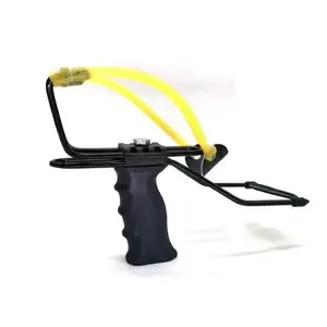 1 pc Outdoor Slingshot, Super Elastic Hunting Slingshot, Shooting Game Toy,Annatto And Camouflage