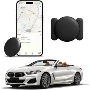 GPS Tracker for Car, Mini Tracking Device with Weatherproof Magnetic Case, No Monthly Fee, Hidden Anti-Lost Tracker, Only for iOS, Works with Apple Find My, Perfect for Keys, Luggage, Backpacks & Vehicles