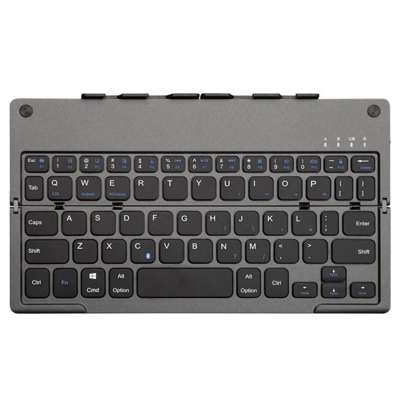 Harmonica-style Bluetooth keyboard, foldable and portable, mini wireless keyboard for Android tablets, mobile phones, and laptops