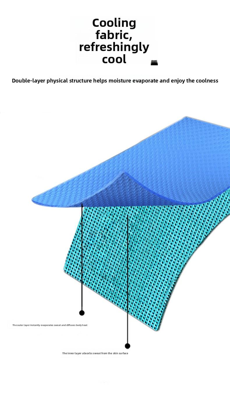 Sports cold towel Sweat-absorbing cold towel Men and women running gym Wrist wiping sweat Quick drying Cooling