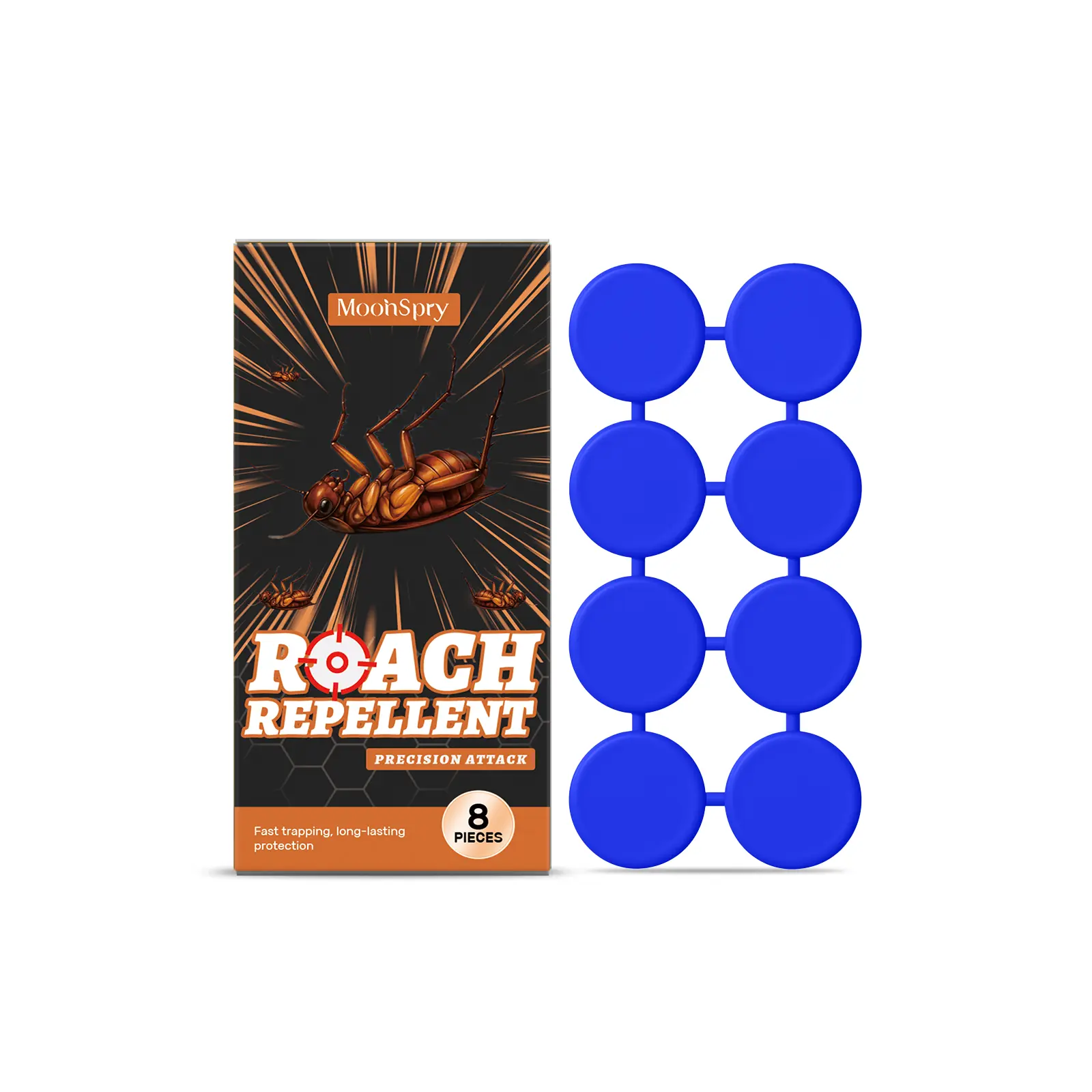Roach Repellent Pest Control Discs, Long Lasting Cockroach Repellent, Indoor Household Roach Deterrent for Home Kitchen
