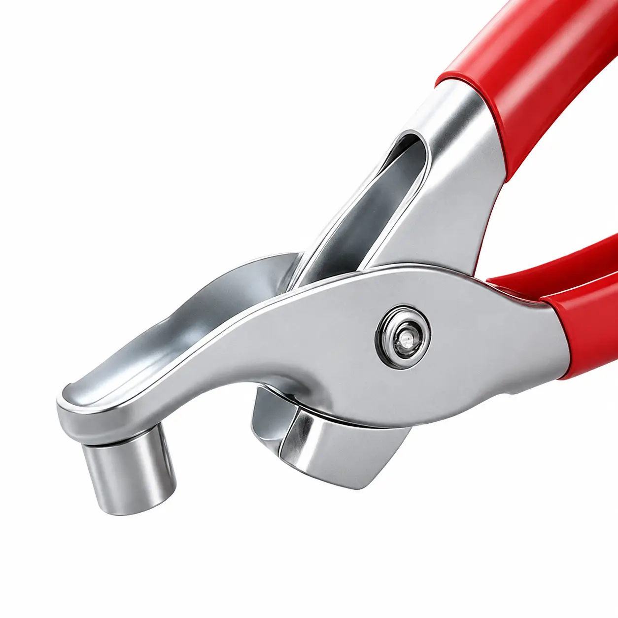 Heavy-Duty Multi-Function Pliers with Round Nose Tips, Made from A3 Carbon Steel for Riveting, Hole Punching, and Fastening in Leatherwork, Footwear, Belts, and PVC Fabric Applications