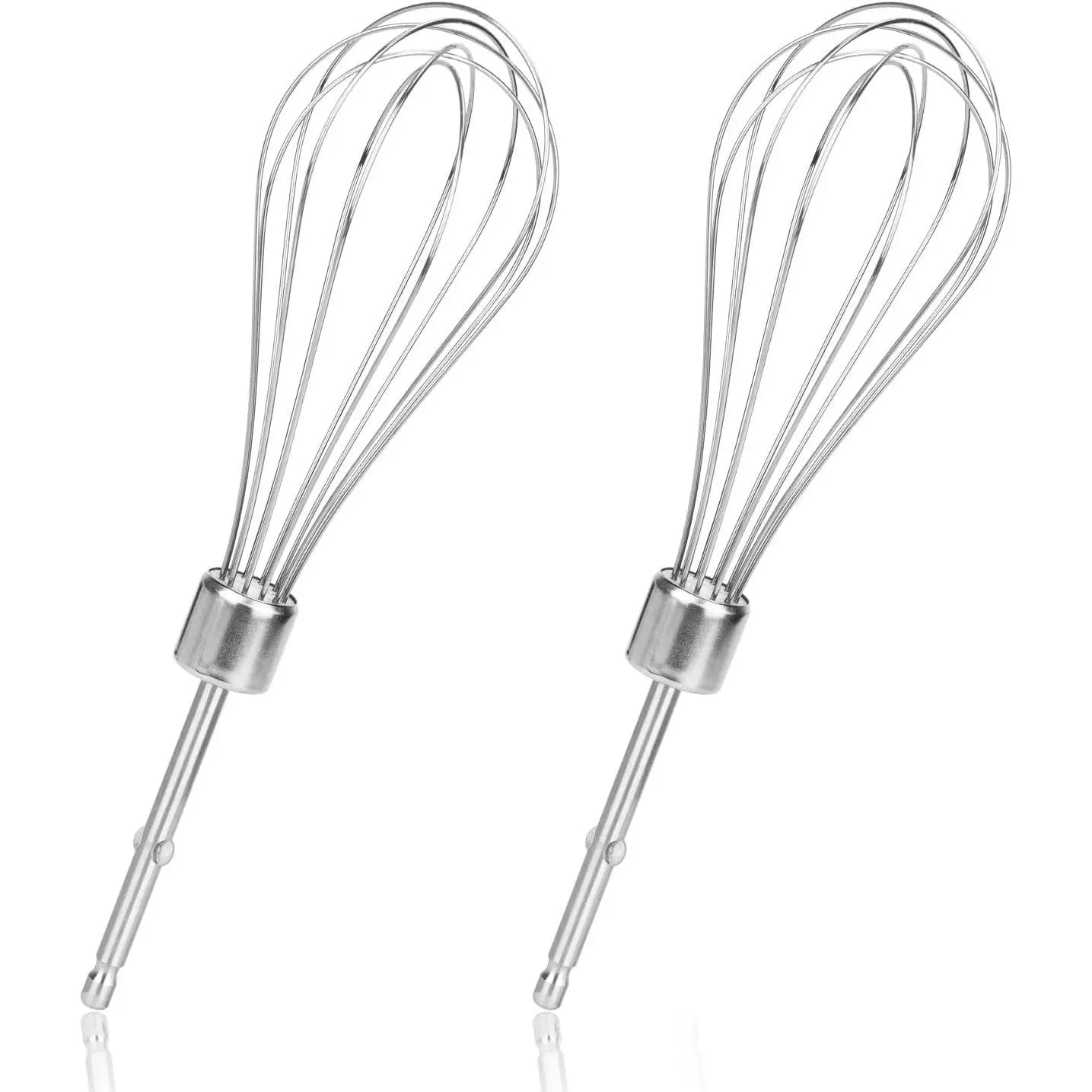 2pcs Hand Mixer Beaters Attachments, Stainless Steel Hand Mixer Replacement Beaters Electric Mixer Parts for 62682RZ 62692 62695V 64699 (12 Sticks)
