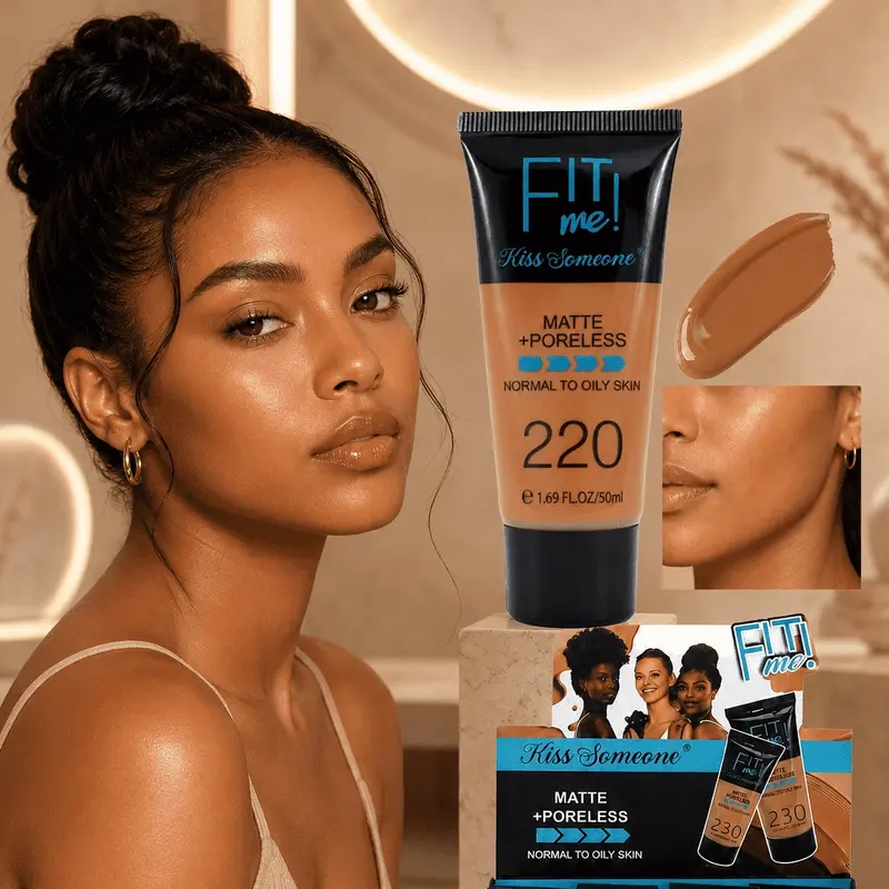 Long-Lasting Concealer, Waterproof Moisturizing Matte Bb Cream Liquid Foundation, Perfect for Oily Skin, Affordable Makeup for Women