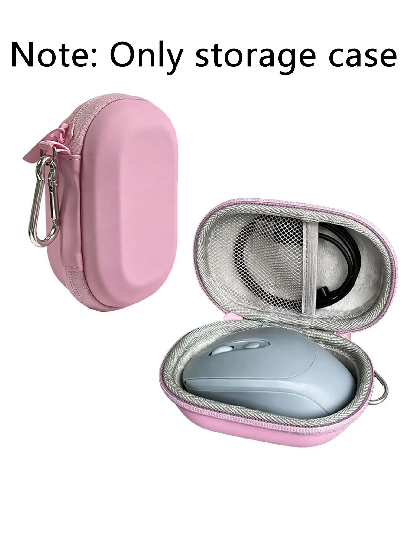 2026 New Autumn Winter Zipper Mouse Storage Pouch for Women, Compact Lightweight Mouse Carrying Bag, Outdoor Travel Electronic Organizer, Great Christmas Gift