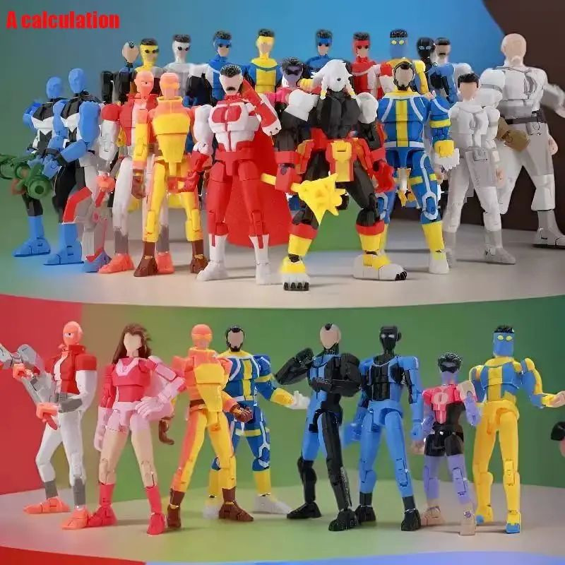 3D Printed Superhero Omni-Man Action Figure, Figurine, Multi-Joint Transformable Toy, Anime Collectible Model, Perfect Gift for Fans, Figurines for Collectors