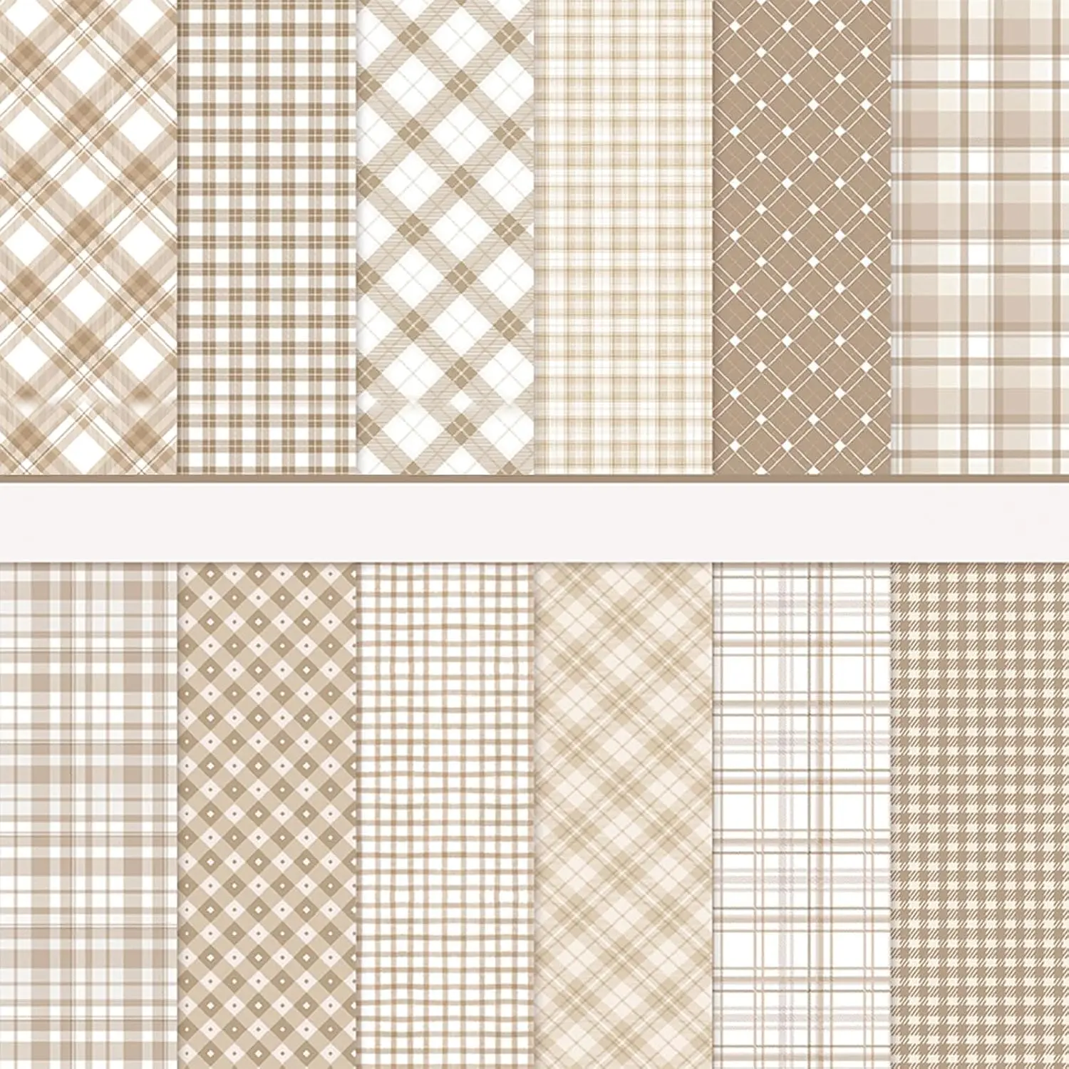 36 Sheets Scrapbook Paper 12x12 In  Patterned Paper (Brown) | Double Sided Decorative Craft Papers for Scrapbooking Junk Journals Greeting Cards Decoration
