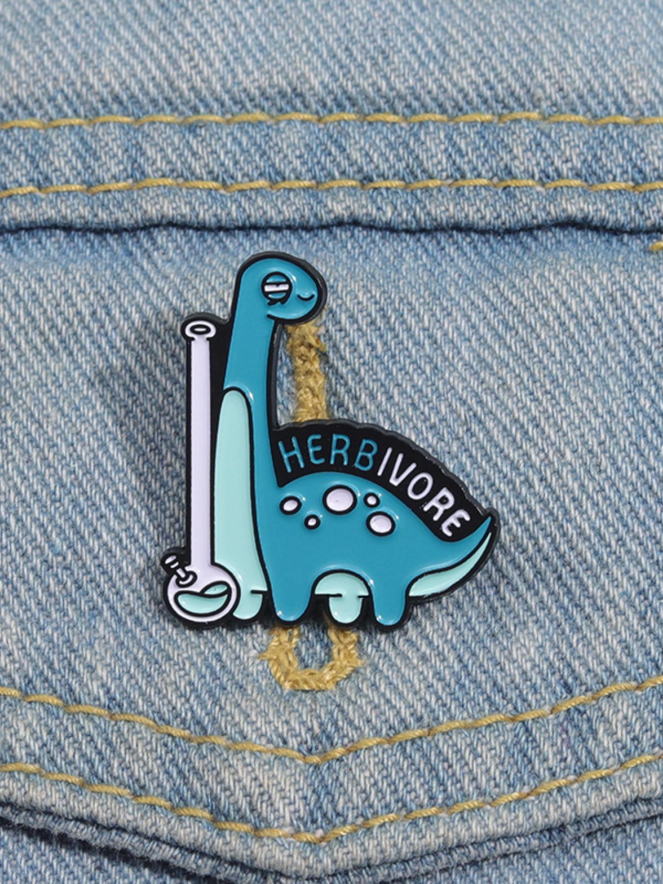 Cute Dinosaur Design Brooch Jewlery, Fashion Brooch for Women & Men, Enamel Safety Pin Suitable for Backpacks, Jeans, Scarves, Hats Decoration