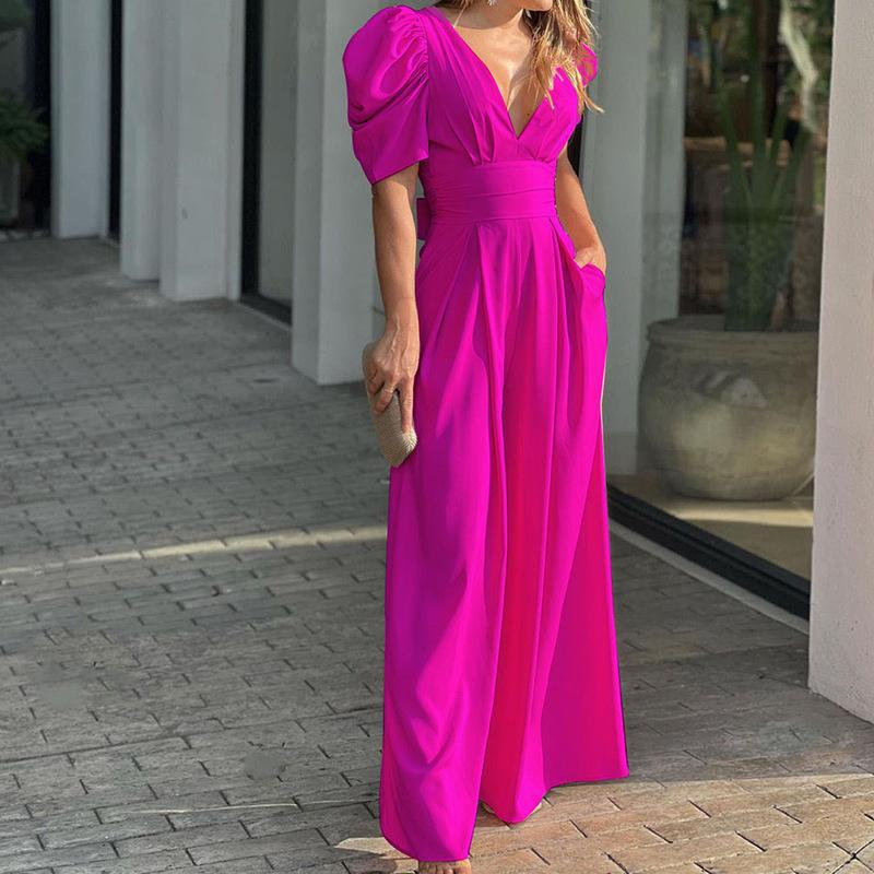 2026 Puff Sleeve Jumpsuit for Women Elegant Deep V Neck Wide Leg Formal Jumpsuit with Pockets Party Outfit # Jumpsuit # WideLegJumpsuit # FormalJumpsuit # PuffSleeve # DeepVNeck # WeddingGuestOutfit # PartyOutfit # DressesForWomen # Outfit of the Day 2026 Puff Sleeve Jumpsuit for Women Elegant Deep V Neck Wide Leg Formal Jumpsuit with Pockets Party Outfit # Jumpsuit # WideLegJumpsuit # FormalJumpsuit # PuffSleeve # DeepVNeck # WeddingGuestOutfit # PartyOutfit # DressesForWomen # Outfit of the Day