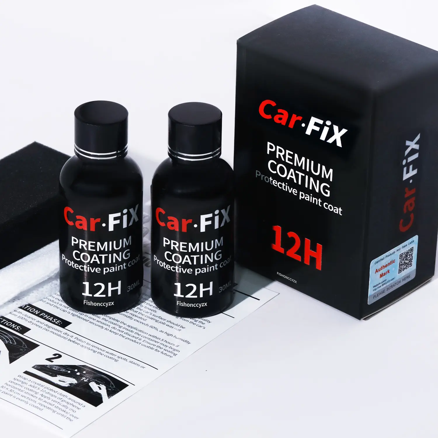 2Pcs 12H Ceramics for Car Polish Liquid Ceramic Coat Hydrophobic Glass Coating Paint Protective Foil Care Anti-scratch Auto Wax