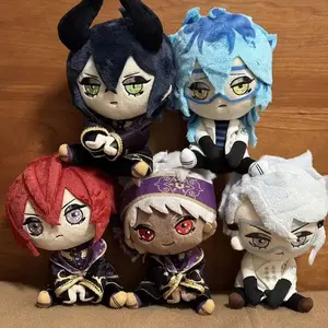 15cm Twisted Wonderland Sitting Plush Toy Prostrate Riddle Stuffed Plush Toys Soft Stuffed Dolls Collection
