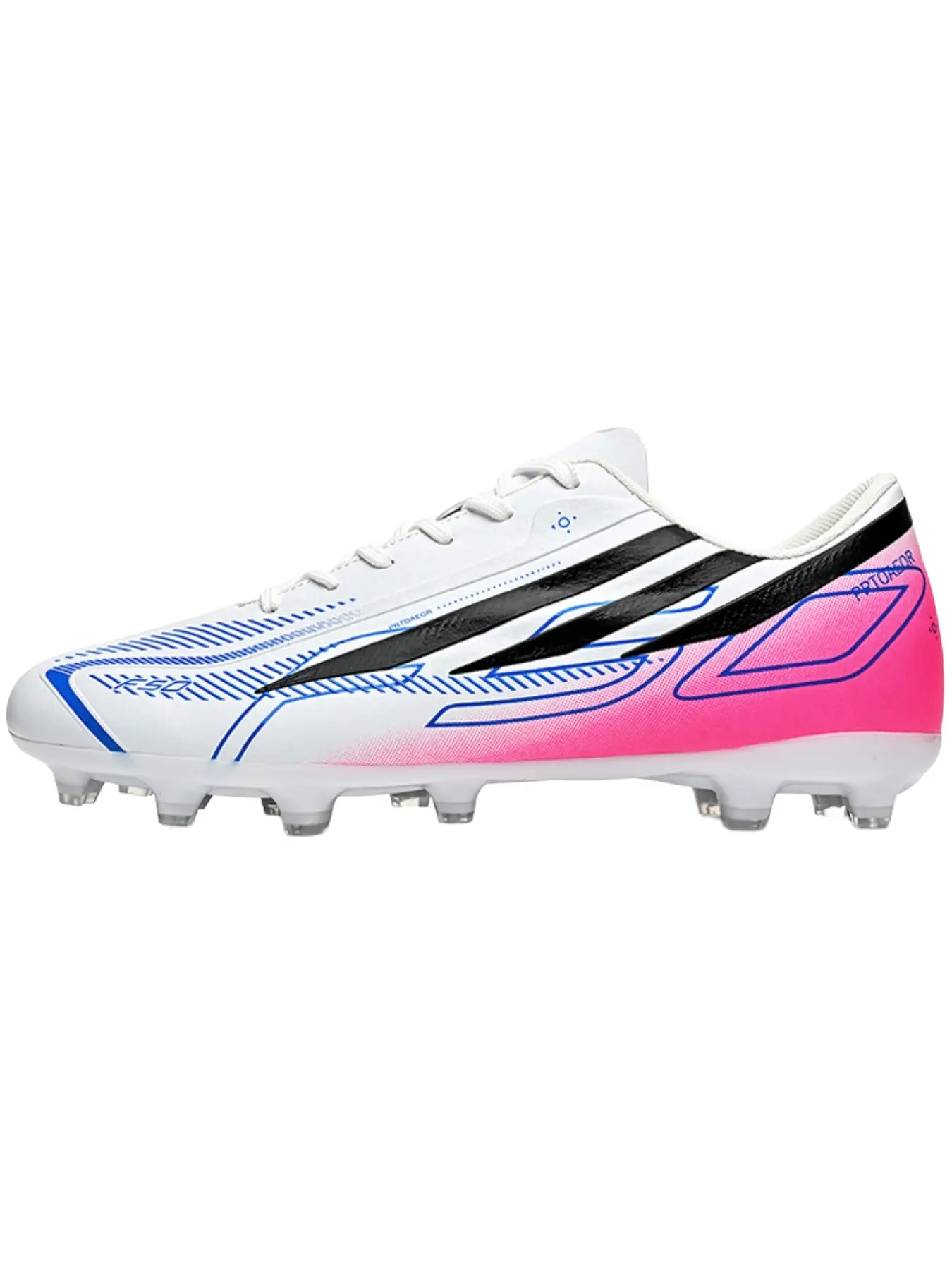 Youth Soccer Shoes, Unisex Outdoor Professional Match Training Cleats, Anti-Slip Ag Studs, Classic Tpu Football Boots for Students