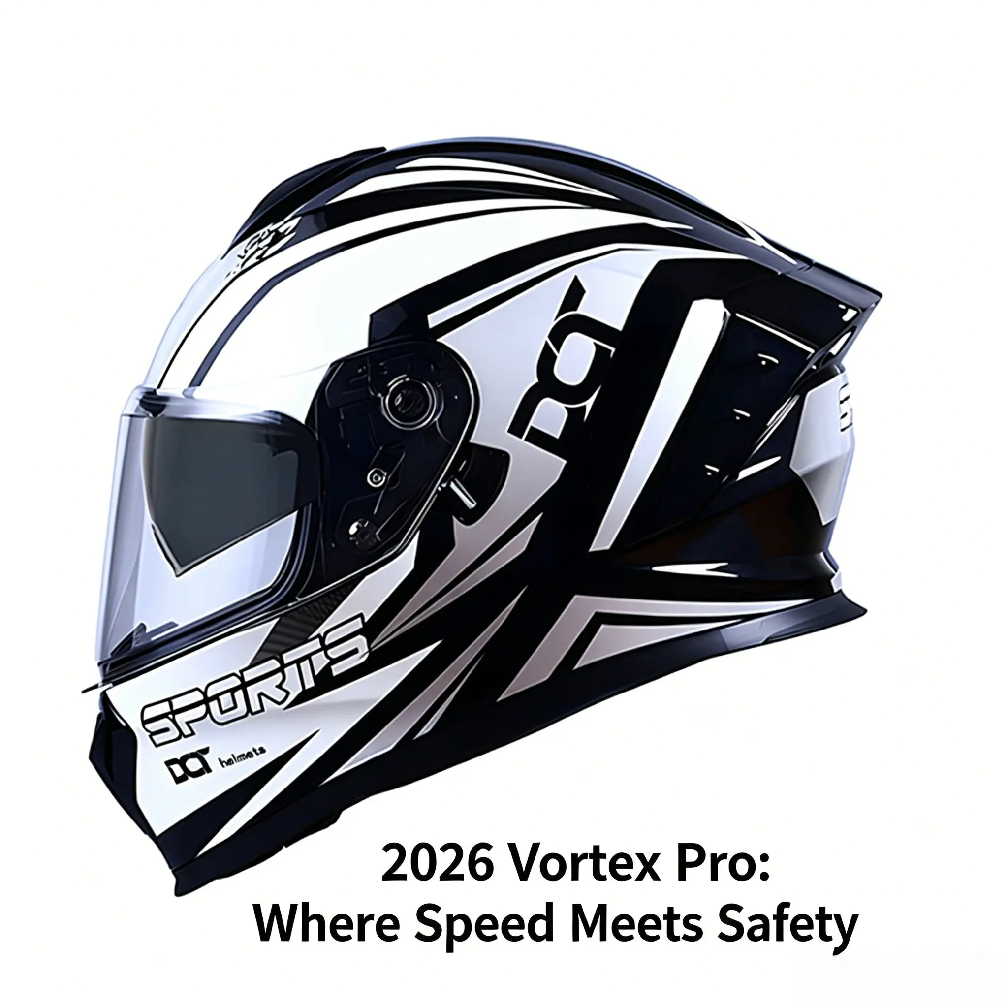 2026 New Motorcycle Full-Face Helmet, Dual Lens Carbon Shield, Dot Certified, Complete Coverage, Motorbike Helmets, Authentic Helmet