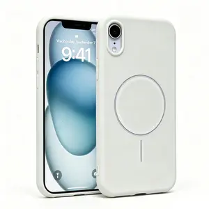 Magnetic for iPhone X XS XR XS MAX Cute Slim Thin Phone Cover Compatible with Wireless Charging