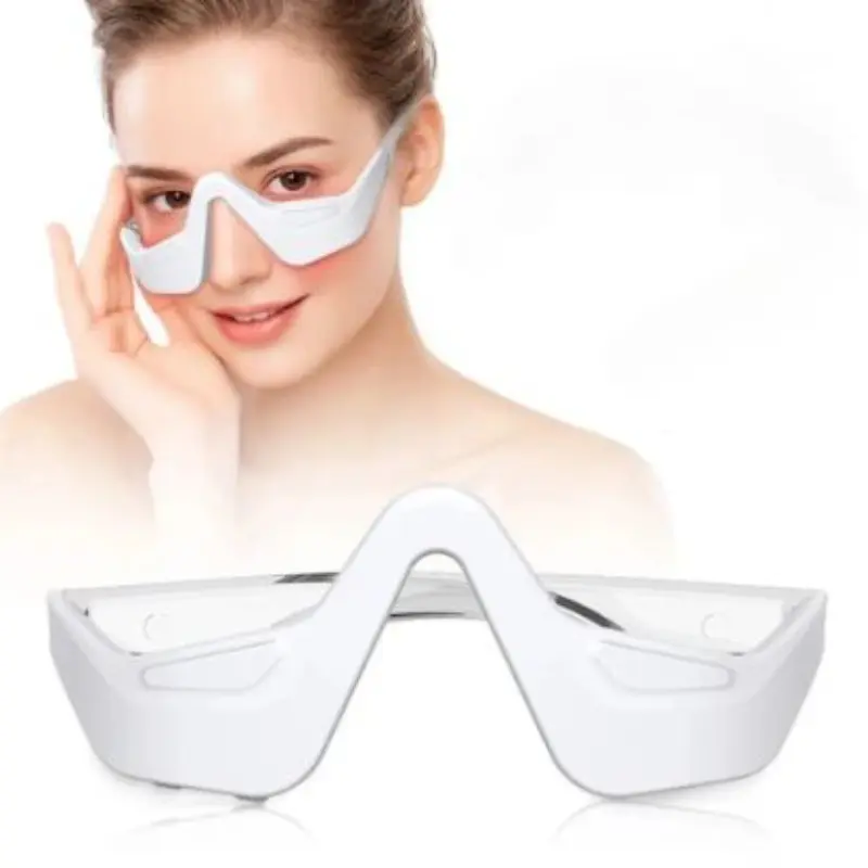 Smart 3D Eye Massager, Light Therapy for Eye Fatigue Relief, Dark Circle Reduction,  Battery, New Model Bm-43