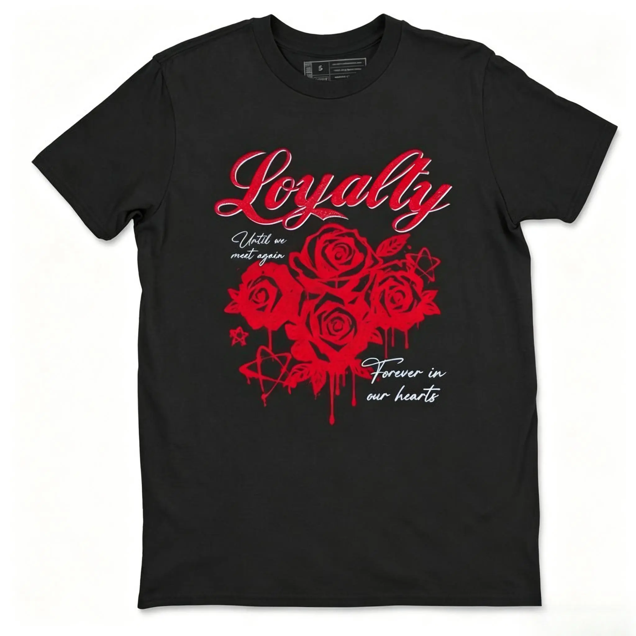 Unisex T-shirt To Match Sneakers Jordan 6 Reverse Infrared - Loyalty.  for Casual Wear. Comfortable Summer Unisex T-Shirt to match Jordan Sneaker. Streetwear Style. urban outfitters