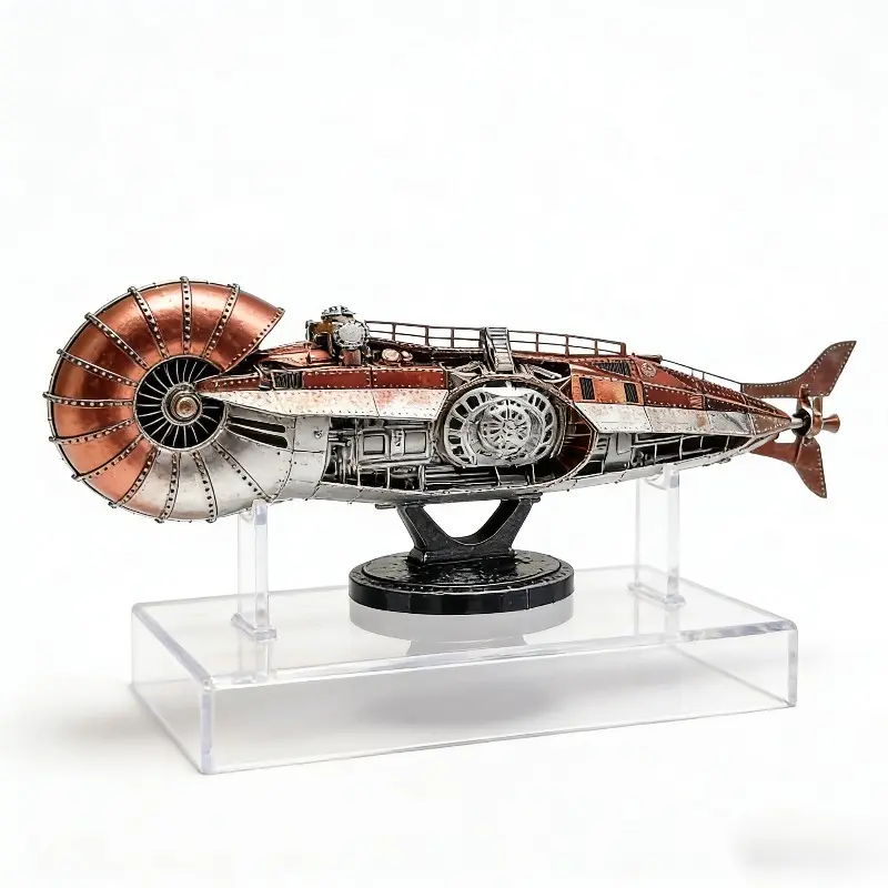 3D Metal Puzzle, Langya Vessel, Pure Exterior Design with Restored Original Colors, Hand-Assembled Collectible Ornament for Adults