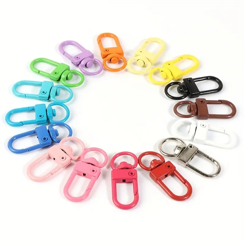 Gift for Her/Him 25/50/100pcs Vibrant Spinning Lobster Keychains – Ideal for Use As Keychains And Decorations for Christmas, New Year, Crafts, And Handmade Presents. Keyring Sets Christmas, Halloween